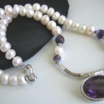 Amethyst and Pearl Necklace
