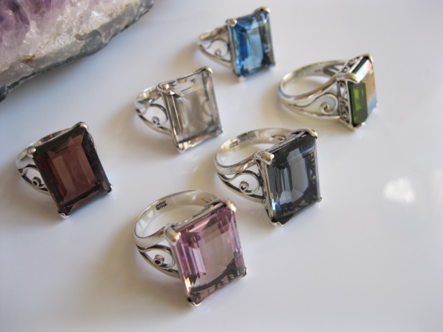 Huge Gemstone Cocktail Rings are at Crazy Prices