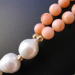Coral and Pearl Necklace