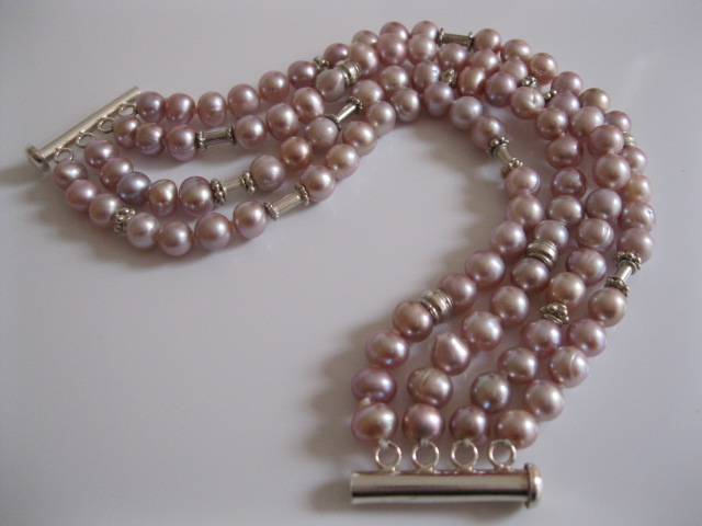 Pink Pearl Bracelets
