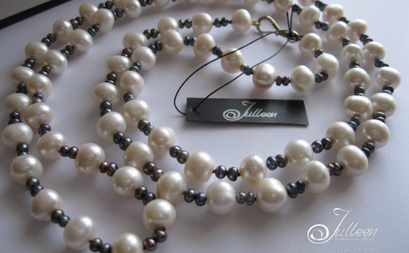 Sometimes White Pearl Necklaces are just the thing!