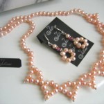 Pink Pearl Jewellery Set