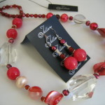 Coral and Pearl Set